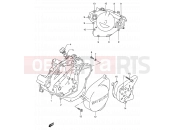 SUZUKI TS125R N (1992) 4 - CRANKCASE COVER