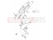 SUZUKI TS125R N (1992) 9 - MUFFLER