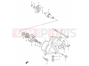 SUZUKI TS125R N (1992) 11 - WATER PUMP