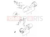 SUZUKI TS125R N (1992) 25 - TURNSIGNAL LAMP (E24)