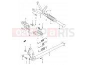 SUZUKI TS125R N (1992) 29A - STAND - FOOTREST (MODEL L/M/N/P)