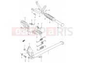 SUZUKI TS125R N (1992) 29B - STAND - FOOTREST (MODEL R)