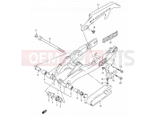 SUZUKI TS125R N (1992) 45A - REAR SWINGING ARM (MODEL M/N/P)