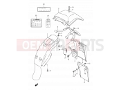 SUZUKI TS125R N (1992) 48 - REAR FENDER