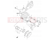 SUZUKI TS125R N (1992) 50B - REAR CALIPERS (MODEL R)
