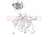 SUZUKI TS125X / TS125XU F (1985) 2 - CRANKCASE