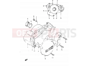 SUZUKI TS125X / TS125XU F (1985) 3 - CRANKCASE COVER