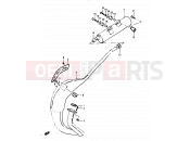 SUZUKI TS125X / TS125XU F (1985) 7 - MUFFLER