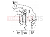 SUZUKI TS125X / TS125XU F (1985) 10 - RADIATOR
