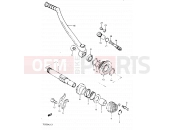 SUZUKI TS125X / TS125XU F (1985) 15 - KICK STARTER
