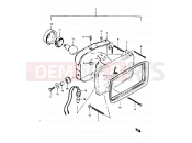SUZUKI TS125X / TS125XU F (1985) 22 - HEADLAMP (E02, E04, E15, E17, E18, E21, E22)