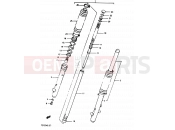 SUZUKI TS125X / TS125XU F (1985) 38 - FRONT FORK (MODEL F/G)