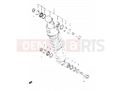 SUZUKI TS125X / TS125XU F (1985) 54 - REAR SHOCK ABSORBER