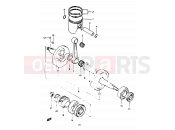 SUZUKI TS125X / TS125XU G (1986) 4 - CRANKSHAFT