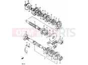 SUZUKI TS125X / TS125XU G (1986) 13 - TRANSMISSION