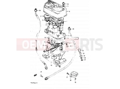 SUZUKI TS125X / TS125XU G (1986) 20 - SPEEDOMETER - TACHOMETER (MODEL F/G)