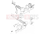 SUZUKI TS125X / TS125XU G (1986) 24 - TURNSIGNAL LAMP (E02, E15, E17, E18, E22)