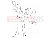 SUZUKI TS125X / TS125XU G (1986) 46 - HANDLEBAR (MODEL E E18 F.NO.106210-/MODEL F/G)