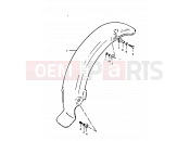 SUZUKI TS125 N (1992) 54 - REAR FENDER