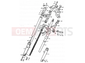 SUZUKI TS125 N (1992) 42 - FRONT FORK