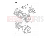 SUZUKI TS185ER K (1989) 9 - CLUTCH