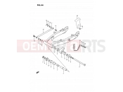 SUZUKI TS185ER N (1992) 44 - REAR SWINGING ARM