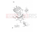 SUZUKI TS185ER P (1993) 1 - CYLINDER
