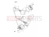 SUZUKI TS185ER P (1993) 21 - TURN SIGNAL LAMP (E02)