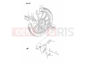 SUZUKI TS185ER P (1993) 40 - FRONT WHEEL