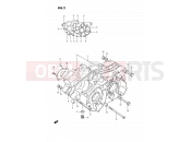SUZUKI TS185ER R (1994) 2 - CRANKCASE