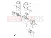 SUZUKI TS185ERC V (1997) 4 - CRANKSHAFT
