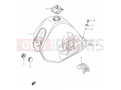SUZUKI TS185ERC V (1997) 25A - FUEL TANK (TS185ERCV P09)