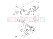 SUZUKI TS185ERC V (1997) 19 - TURN SIGNAL LAMP (E24)