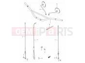 SUZUKI TS185ERC V (1997) 30 - HANDLEBAR (TS185ERT/ERW E24)