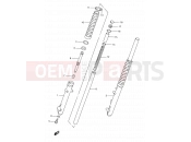 SUZUKI TS185ERC V (1997) 35 - FRONT DAMPER (E01,E24,E71)