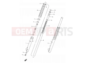 SUZUKI TS185ERC V (1997) 35B - FRONT DAMPER (MODEL K1 E71)