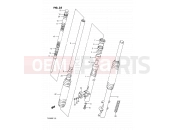 SUZUKI TS200R N (1992) (E02,E04,E24) 35 - FRONT DAMPER (E24)