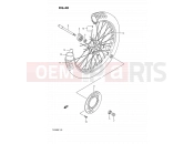 SUZUKI TS200R N (1992) (E02,E04,E24) 40 - FRONT WHEEL (E02,E04)