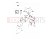 SUZUKI TS200R P (1993) (E04,E24) 52 - REAR FENDER