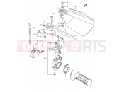 SUZUKI TS200R P (1993) (E03,E28,E33) 39 - RIGHT HANDLE SWITCH