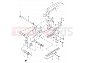 SUZUKI TS200R P (1993) (E03,E28,E33) 43 - REAR SWINGING ARM