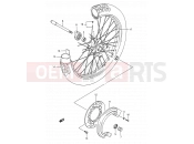 SUZUKI TS200R P (1993) (E03,E28,E33) 37 - FRONT WHEEL
