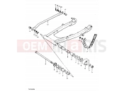 SUZUKI TS250ER N (1992) 56 - REAR SWINGING ARM