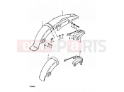 SUZUKI TS250ER T (1996) 66 - REAR FENDER