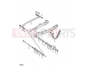 SUZUKI TS250ER X (1999) 63 - REAR SWINGING ARM
