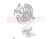 SUZUKI TS250ER X (1999) 57 - FRONT WHEEL