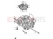 SUZUKI TS250X J (1988) 4 - CRANKCASE (MODEL G/H/J/K/)