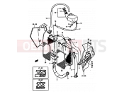 SUZUKI TS250X J (1988) 14A - RADIATOR (MODEL J/K)
