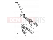 SUZUKI TS250X J (1988) 18 - KICK STARTER