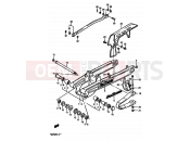 SUZUKI TS250X J (1988) 58 - REAR SWINGING ARM